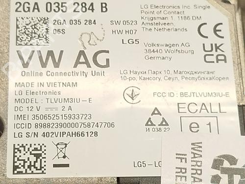 Electronic module VW T-CROSS (C11, D31)  | BP31933961M83 