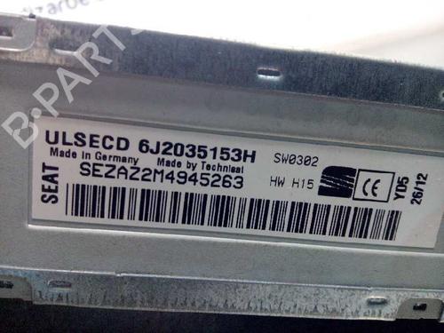 Radio SEAT IBIZA IV ST (6J8, 6P8) 1.6 TDI | BP4383188E6 