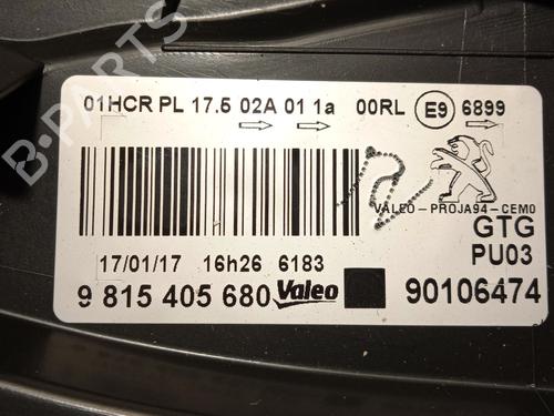 Left headlight PEUGEOT 2008 I (CU_) 1.2 THP 110 / PureTech 110 | BP23256762C28  - Image 6