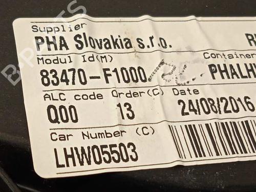 Rear left window mechanism KIA SPORTAGE IV (QL, QLE) 1.6 GDI | BP8260527C24