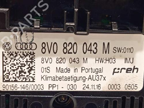 Climate control AUDI A3 (8V1, 8VK) 1.6 TDI | BP13109357I5 