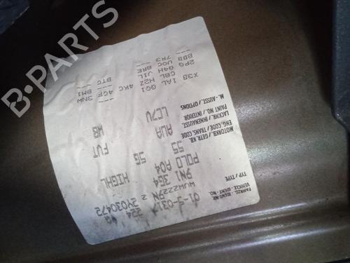 Left taillight VW POLO IV (9N_, 9A_) 1.9 SDI | BP19268007C34