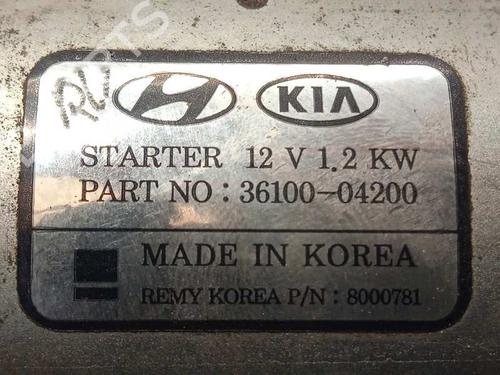 Starter HYUNDAI KONA (OS, OSE, OSI) 1.0 T-GDi | BP7450668M8 