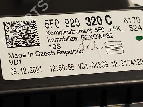 Instrument cluster SEAT ATECA (KH7, KHP) 2.0 TDI 4Drive | BP26208648C47