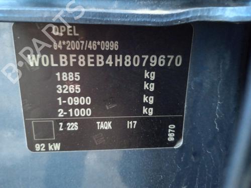 Steering rack OPEL ASTRA K Sports Tourer (B16) 1.4 Turbo (35) | BP30173733M22 