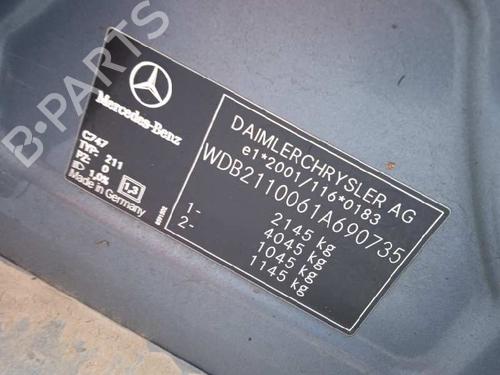Right front door MERCEDES-BENZ E-CLASS (W211)  | BP10111342C3 
