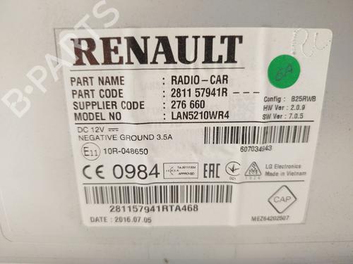 Radio RENAULT CLIO IV (BH_) 1.5 dCi 90 | BP25486237E6 