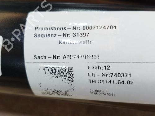 Driveshaft MERCEDES-BENZ SPRINTER 4-t Van (B907, B910) 419 CDI RWD (907.643, 907.645, 907.647) | BP26209812M37 