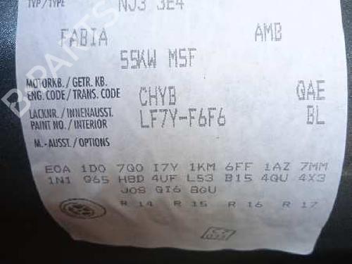 Steering wheel SKODA FABIA III (NJ3) 1.0 | BP10405214C49