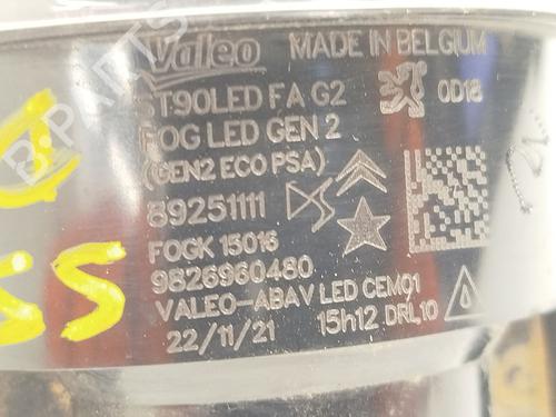 Right front fog light CITROËN C4 III (BA_, BB_, BC_) 1.5 BlueHDi 130 (BBYHZB) | BP25479180C31