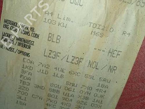 Left taillight AUDI A4 B7 (8EC) 2.0 TDI | BP17018773C34