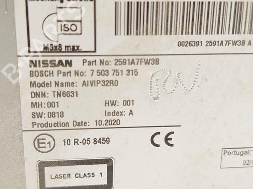 Radio NISSAN QASHQAI II (J11, J11_) 1.5 dCi | BP29481568E6 