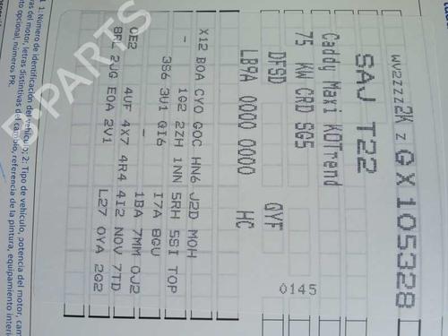 Left front brake caliper VW CADDY IV MPV (SAB, SAJ) 2.0 TDI | BP11562562M105 