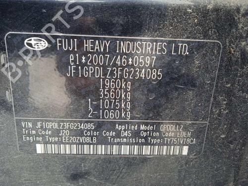 Climate control SUBARU XV (_GP_) 2.0 D AWD (GPD) | BP15592432I5 