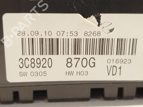 Instrument cluster VW PASSAT CC B6 (357) 2.0 TDI | BP28816316C47 - Image 7