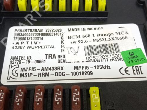 Fuse box JEEP COMPASS (MP, M6, MV, M7) 1.6 Multijet | BP19286883E1 