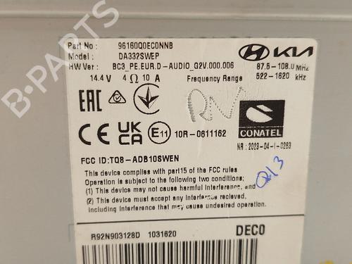 Radio HYUNDAI i20 III (BC3, BI3) 1.0 T-GDI hybrid 48V | BP33704597E6 - Image 8