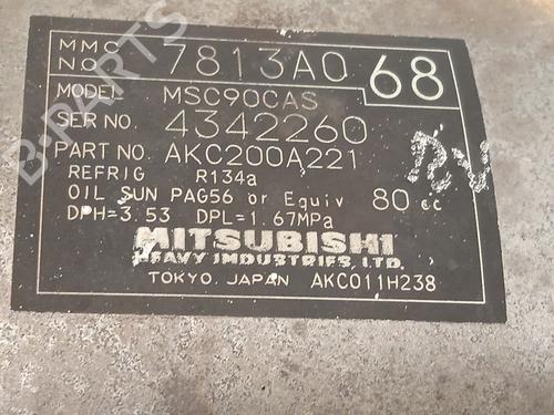 AC compressor MITSUBISHI LANCER VIII (CY_A, CZ_A) 2.0 DI-D (CY8A) | BP28952720M34  - Image 6