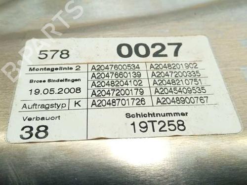 Front left window mechanism MERCEDES-BENZ C-CLASS (W204) C 200 CDI (204.007, 204.006) | BP8611436C22