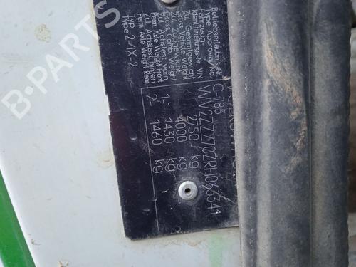 Gearbox VW TRANSPORTER T4 Van (70A, 70H, 7DA, 7DH) 1.9 D | BP22729738M3 