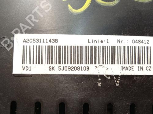 Instrument cluster SKODA FABIA II (542) 1.4 | BP27589666C47 