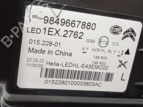 Left headlight CITROËN C5 X (ND_, NC_) PureTech 130 (NCHNSP) | BP26208393C28 