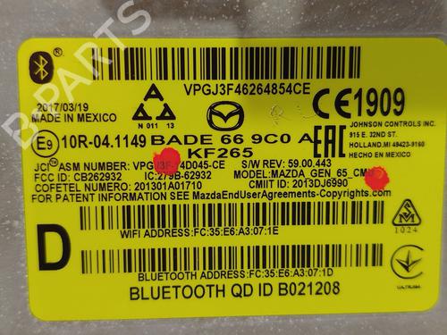 Electronic module MAZDA 2 Hatchback (DL, DJ) 1.5 SKYACTIV-G | BP26325374M83  - Image 6