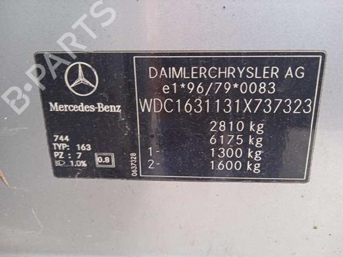 Rear differential MERCEDES-BENZ M-CLASS (W163) ML 270 CDI (163.113) | BP15382371M24 