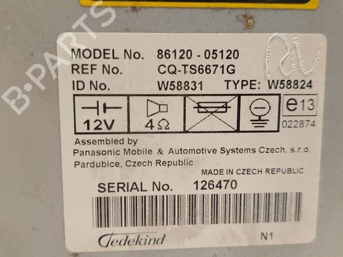 Electronic module TOYOTA AVENSIS Estate (_T25_) 2.2 D-4D (ADT251_, ADT251R) | BP25738050M83 
