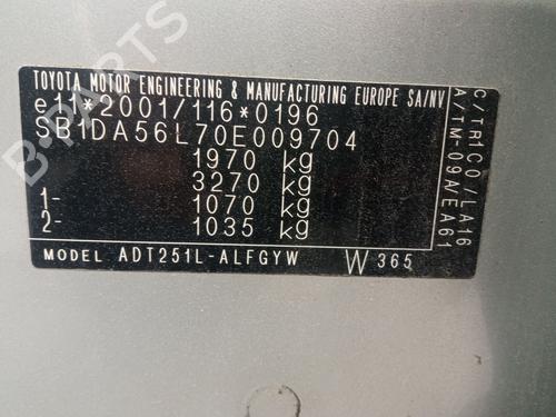 Right front door TOYOTA AVENSIS (_T25_) 2.2 D-4D (ADT251_, ADT251R) | BP18723896C3 