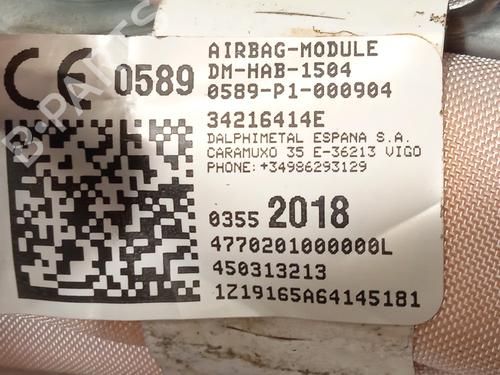 Left curtain airbag OPEL CROSSLAND X / CROSSLAND (P17, P2QO) 1.2 (75) | BP22908095C11 