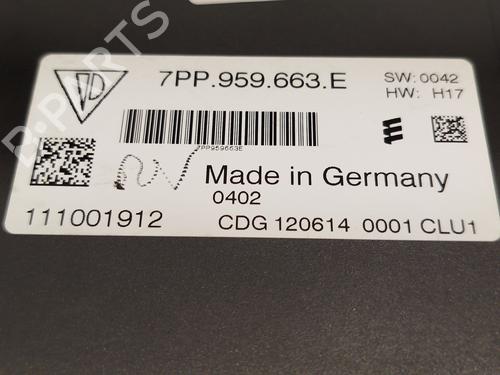 Electronic module PORSCHE PANAMERA (970) 3.0 D | BP28730873M83