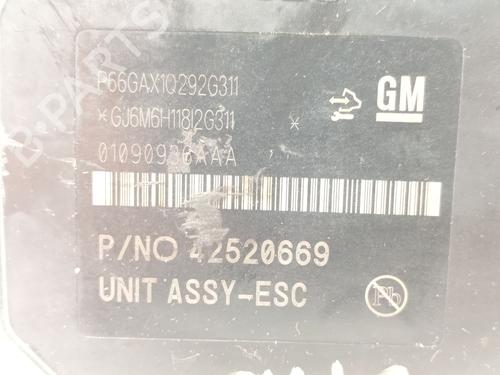 ABS Bremseaggregat OPEL MOKKA / MOKKA X (J13) 1.4 LPG (_76) | BP31034224M43 