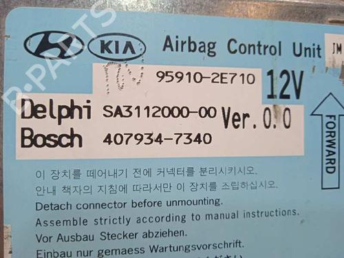 ECU airbags HYUNDAI TUCSON (JM) 2.0 CRDi | BP15845523M53 
