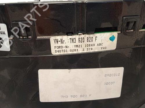 Instrument cluster VW SHARAN (7M8, 7M9, 7M6)  | BP12826401C47 