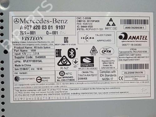 Radio MERCEDES-BENZ SPRINTER 4-t Van (B907, B910) 419 CDI RWD (907.643, 907.645, 907.647) | BP26207770E6  - Image 6