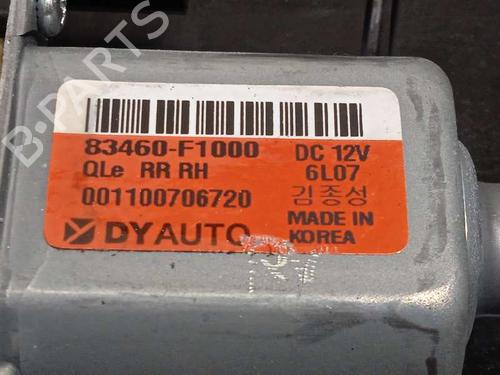 Rear right window mechanism KIA SPORTAGE IV (QL, QLE) 1.6 GDI | BP13367219C25