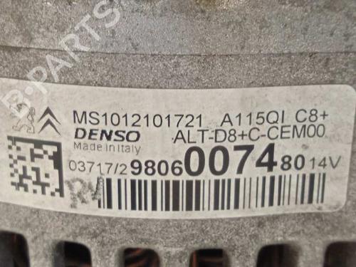 Alternator PEUGEOT 308 II (LB_, LP_, LW_, LH_, L3_) 1.2 THP 130 | BP7104841M7 