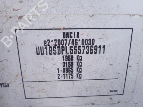 Rear bumper DACIA DOKKER Box Body/MPV 1.5 dCi (FEAJ) | BP28378815C8 