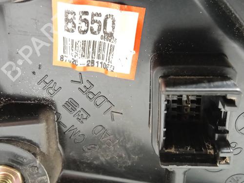 Right mirror HYUNDAI SANTA FÉ II (CM) 2.2 CRDi GLS 4x4 | BP30382637C27 