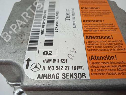 Airbag styreenhed MERCEDES-BENZ M-CLASS (W163) ML 400 CDI (163.128) | BP16254517M53 