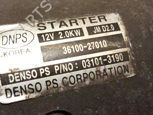 Starter HYUNDAI SANTA FÉ II (CM) 2.2 CRDi | BP16980689M8