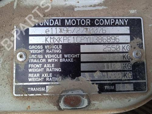 Steering rack HYUNDAI GALLOPER II (JK-01) 2.5 TD intercooler | BP8514656M22 