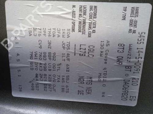 Right rear driveshaft AUDI A5 (8T3) 2.0 TDI | BP7254158M41 