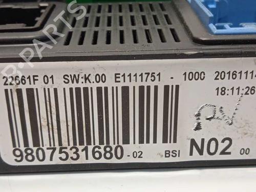 Fuse box PEUGEOT 208 I (CA_, CC_) 1.2 VTI 82 | BP8209592E1 