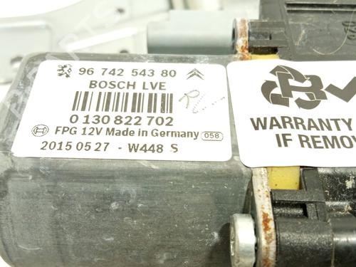Front right window mechanism PEUGEOT 208 I (CA_, CC_) 1.0 VTi | BP29418379C23 