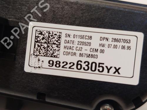 Climate control OPEL CROSSLAND X / CROSSLAND (P17, P2QO) 1.5 (75) | BP27379944I5 