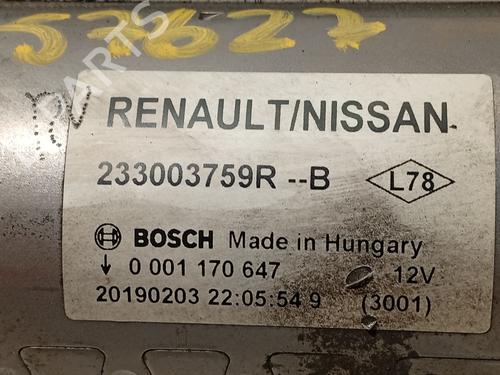 Starter RENAULT MEGANE IV Grandtour (K9A/M/N_) 1.5 Blue dCi 115 (K9A6) | BP32326098M8 