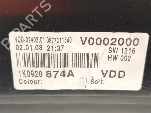 Instrument cluster VW GOLF V (1K1) 1.4 TSI | BP26957044C47 