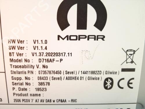Radio OPEL MOVANO C Van (U9) 2.2 D | BP26209080E6 - Image 11